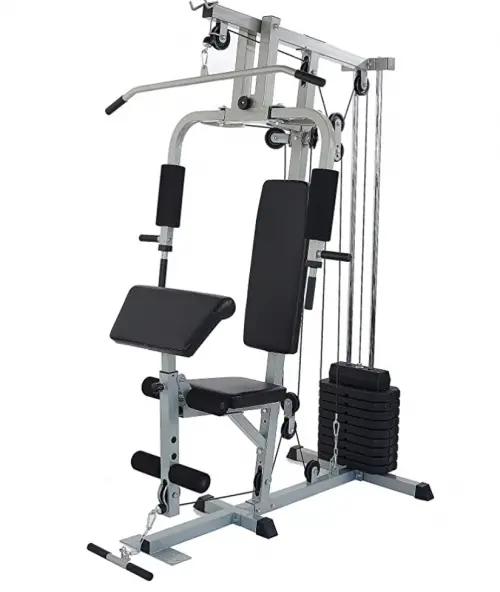 Sporzon Home Gym System Workout Station with 330LB of Resistance