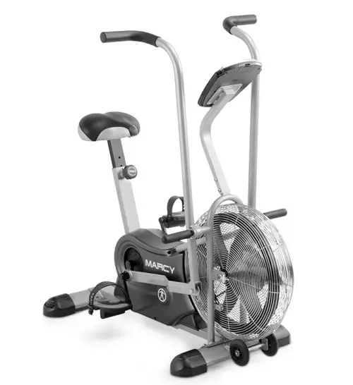 Marcy Exercise Upright Fan Bike for Cardio Training and Workout AIR-1