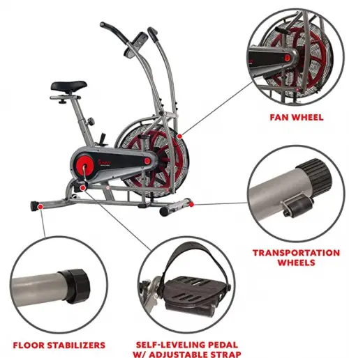 Sunny Health & Fitness Air Bike