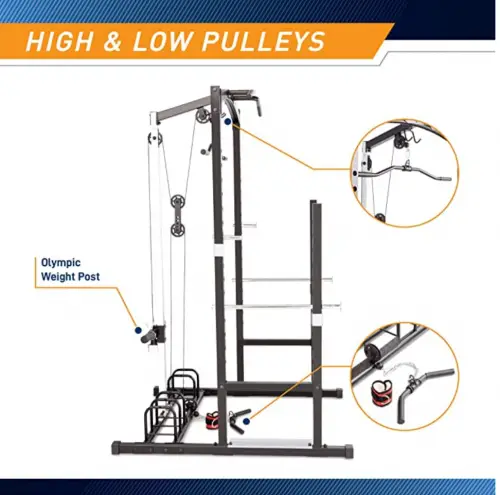 Marcy Home Gym Cage System Workout Station for Weightlifting