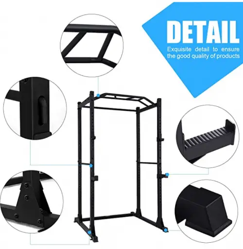 Power Rack Power Cage Workout Station Home Gym for Weightlifting