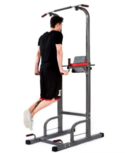 Lx Free Power Tower - Home Gym Adjustable Multi-Function Fitness Equipment Pull Up Bar Stand Workout Station