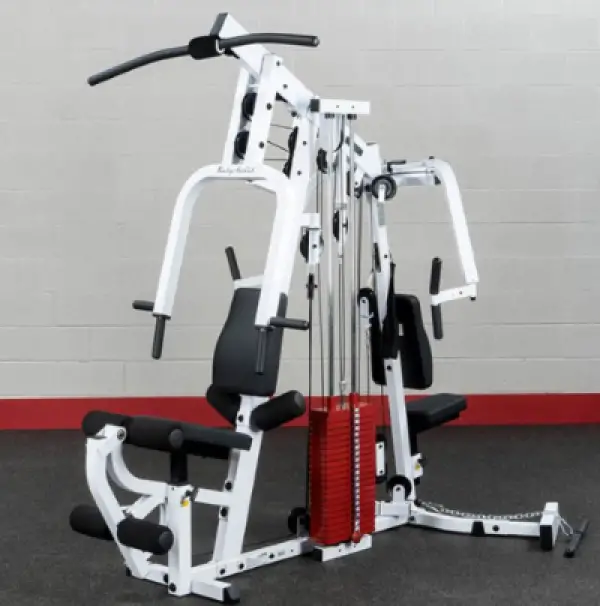 The Body Solid EXM-2500S features optional premium weight plates.