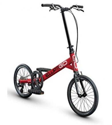 The ElliptigGO SUB outdoor elliptical bike comes in several colors.