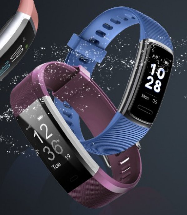 The Letscom Fitness Tracker Watch is swimproof and dust resistant.