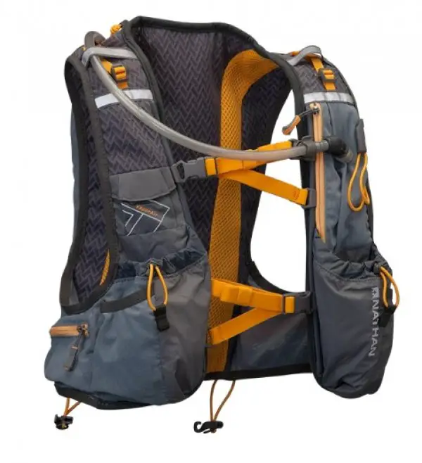 The Nathan Sports VaporAir hydration vest is skin-friendly.