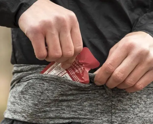 The Nathan Sports Zipster Belt holds all your loose items.