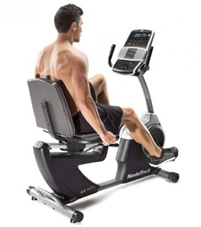 The NordicTrack GX 4.7 R recumbent bike is compatible with iFit.