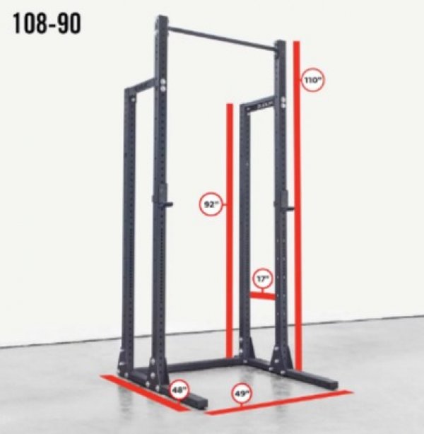 The Rogue HR-2 half rack is a standalone or conversion unit.