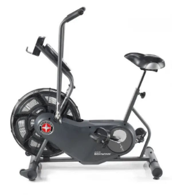 The Schwinn AD6 uses air resistance.