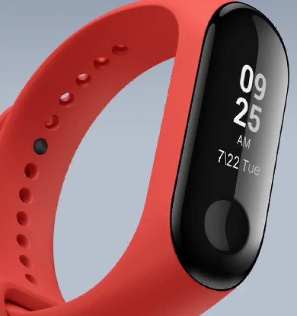 The Xiaomi Mi 3 fitness tracker has onboard weather reports.