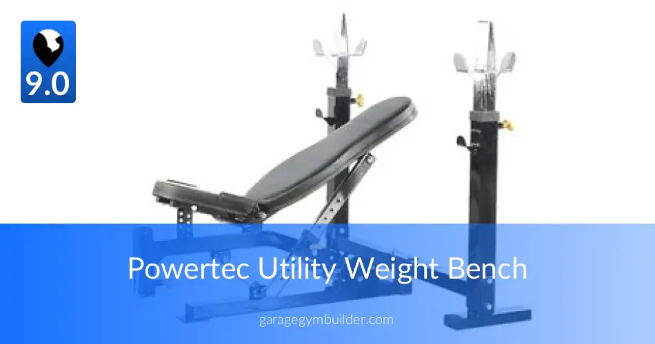 Powertec Adjustable Weight Bench Garage Gym Builder
